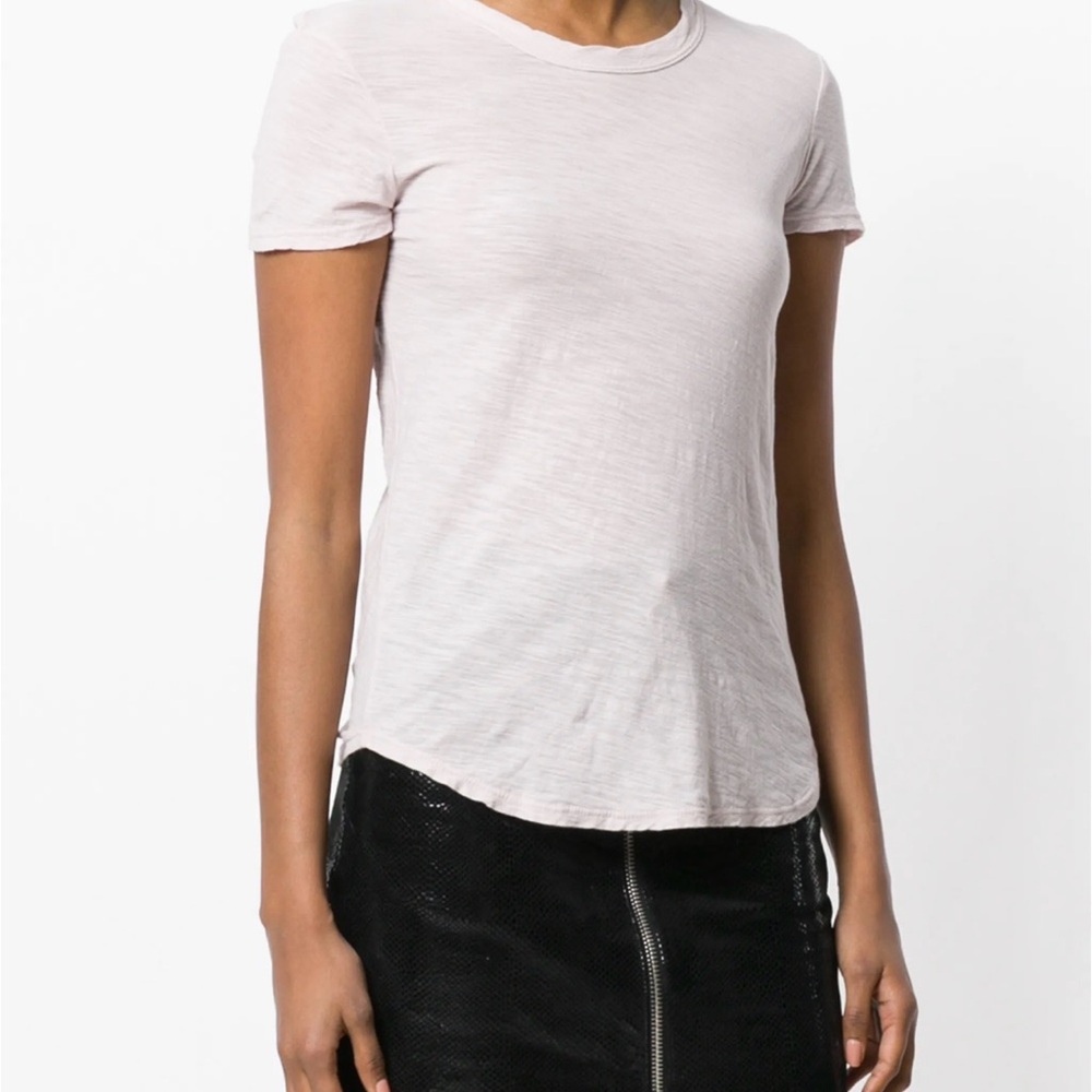 James Perse Soft Cream Short Sleeve Tee | Size S | Minimalist